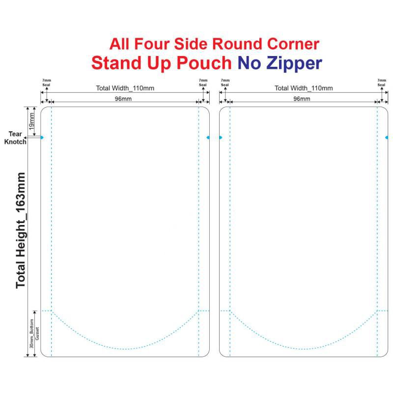 Retort Pouch (Stand up) - Silver