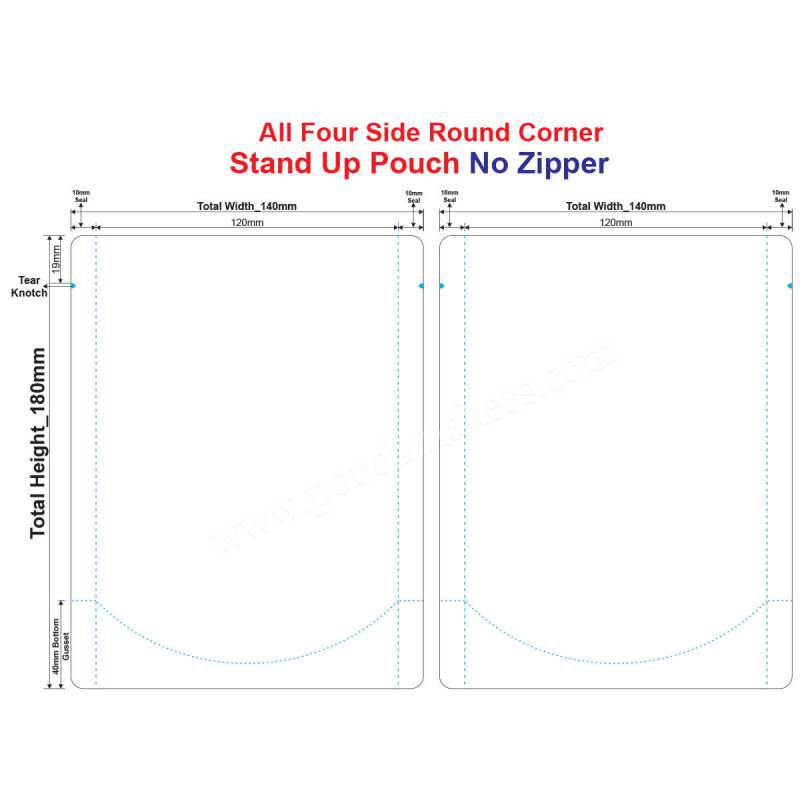 Retort Pouch (Stand up) - Silver
