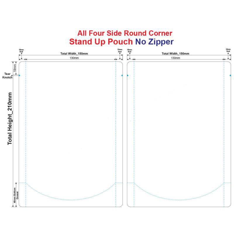 Retort Pouch (Stand up) - Silver